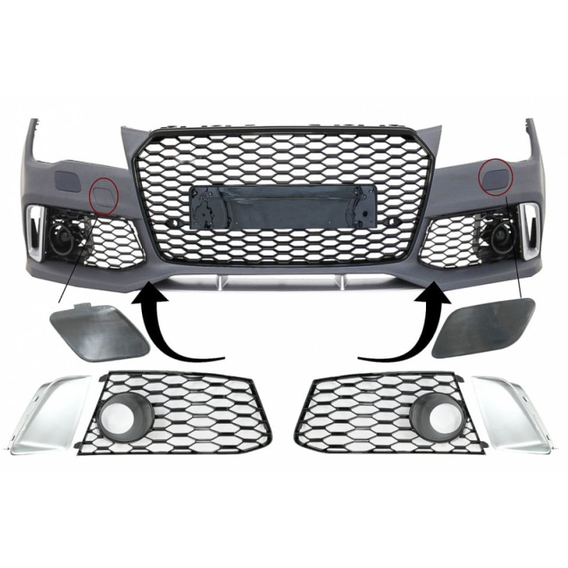 Accesorii Bara Fata compatibil cu Audi A7 4G 10-18 RS7 Design ATA2334