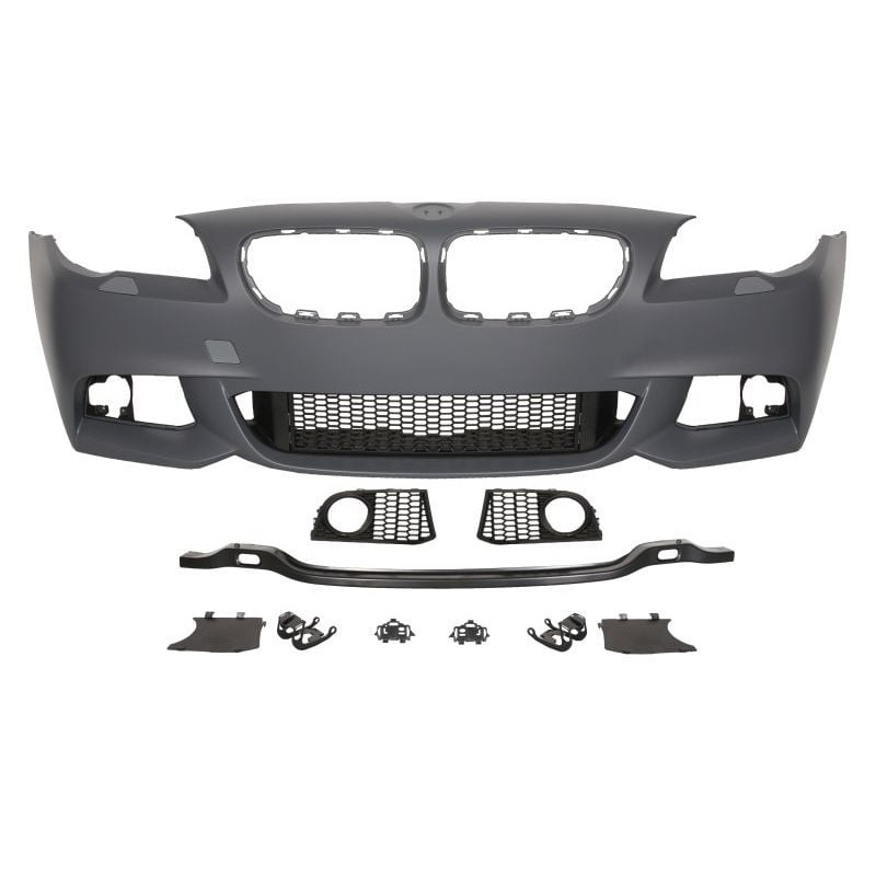 Bara auto fata compatibil cu BMW seria 5 F10 pachet M 09-13, cu gauri pentru spalator de faruri ATA2341