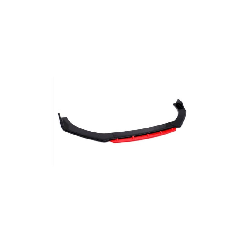 Prelungire bara fata Megane Design, negru lucios cu buza rosie, 4 piese, lungime 180 cm ATA2322