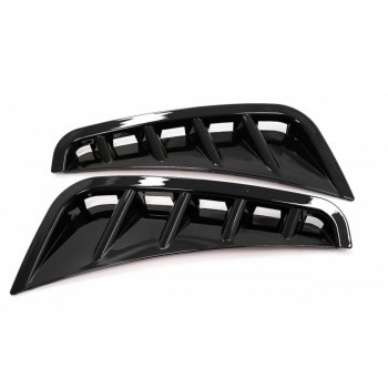 Ornamente bara fata flapsuri Negru Lucios compatibil cu Mercedes C-Class W205 S205 Facelift 18-20 Sedan T-Model ATA2469