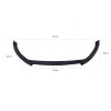 Prelungire bara fata compatibila VW GOLF 7 VII 12-17, negru lucios ATA2565