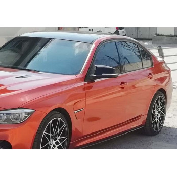Capace oglinda compatibile cu BMW seria 2 F20 2011-2019, seria 3 F30 12-18, seria 4 F32, X1 E84 Carbon Batman Style ATA2668