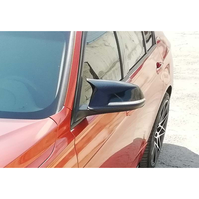 Capace oglinda compatibile cu BMW seria 2 F20 2011-2019, seria 3 F30 12-18, seria 4 F32, X1 E84 Carbon Batman Style ATA2668