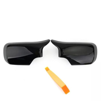 Capace oglinda compatibile cu BMW seria 3 E46 98-04, Negru lucios M-Design ATA2670