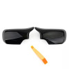 Capace oglinda compatibile cu BMW seria 3 E46 98-04, Negru lucios M-Design ATA2670