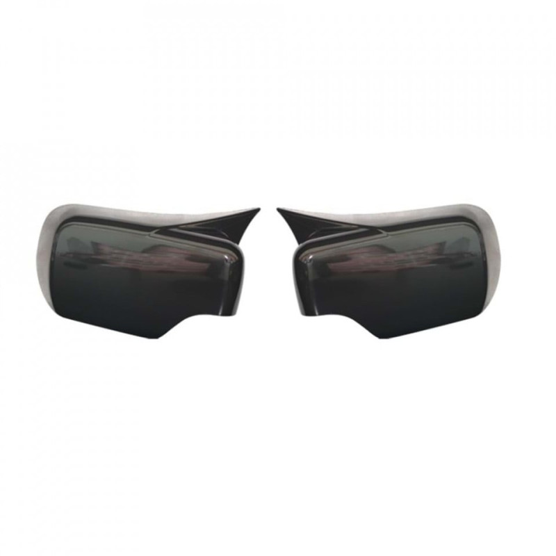 Capace oglinda compatibile cu BMW seria 5 E39 95-03 Negru lucios Batman Style ATA2676