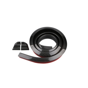 Eleron auto universal din cauciuc tip M Carbon Design lungime 150 cm x 3.5 cm latime cu capete din plastic ATA2734