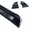 Eleron auto universal din cauciuc tip M Carbon Design lungime 150 cm x 3.5 cm latime cu capete din plastic ATA2735
