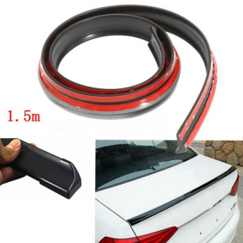 Eleron auto universal din cauciuc tip M negru lungime 150 cm x 3 cm latime cu capete din plastic ATA2736
