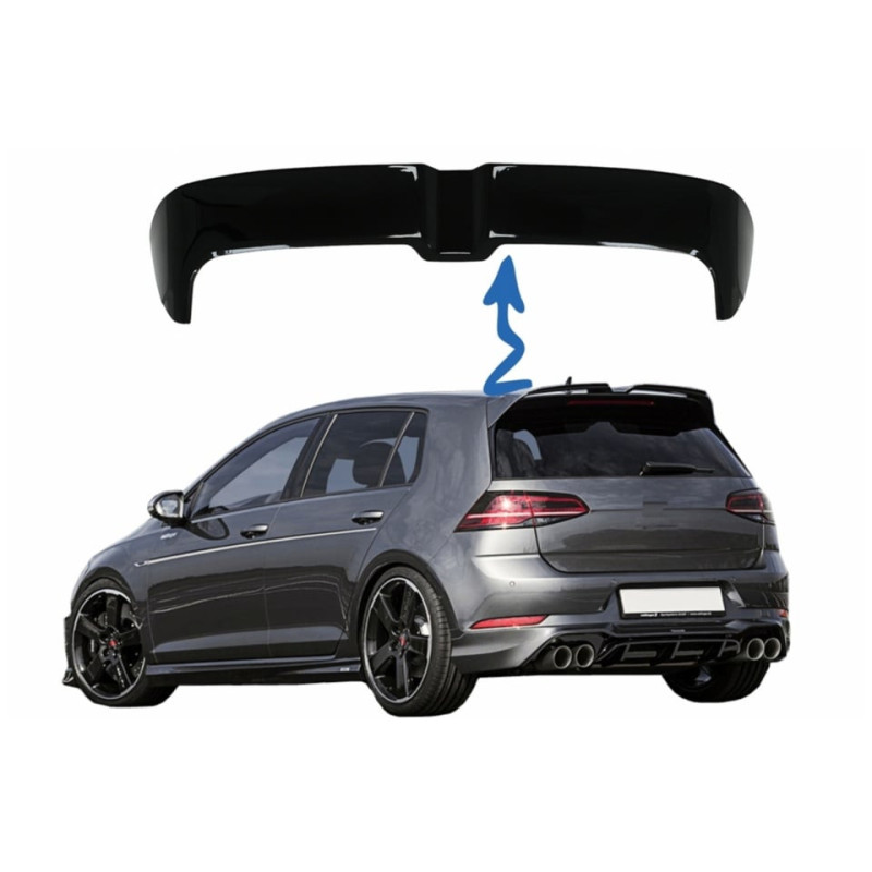 Eleron Luneta compatibil cu VW Golf 7 VII 12-17 GTI OETT Design Negru Lucios ATA2786