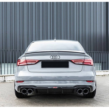 Eleron Portbagaj compatibil cu Audi A3 8V Sedan 2013+ Negru Lucios ATA2821