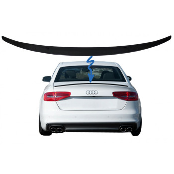 Eleron Portbagaj compatibil cu AUDI A4 B8 Sedan 08-15 Negru Lucios ATA2825