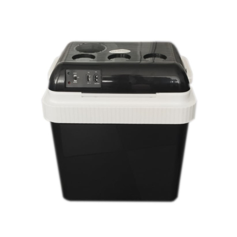 Geanta frigorifica electrica multifunctionala cu functie de incalzire pentru rulota auto, 24L, 12V/220V ATA3244