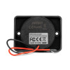 Încărcător de telefon impermeabil de formă pătrată cu iluminare din spate cu LED roșu, USB + USB C QC3.0 12/24V ATA3252