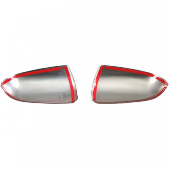 Capace cromate de oglinda compatibil AUDI A4 B6 B7 2001-2008, A6 C6 2004-2008, A3 8P 2003-2008, inox ATA3335