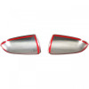 Capace cromate de oglinda compatibil AUDI A4 B6 B7 2001-2008, A6 C6 2004-2008, A3 8P 2003-2008, inox ATA3335