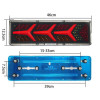 Set 2 lampi led cu neon si semnalizare dinamica 24v ATA01374