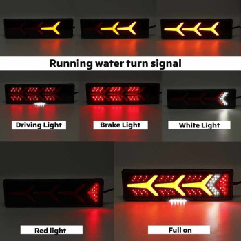 Set 2 lampi led cu neon si semnalizare dinamica 24v ATA01374