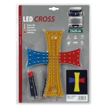 Cruce iluminata led Romania 245×200 mm ATA02045