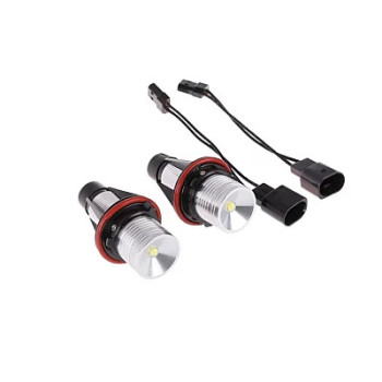Set 2 Becuri Led Angel Eyes Aluminiu Galben 5W ATA02229