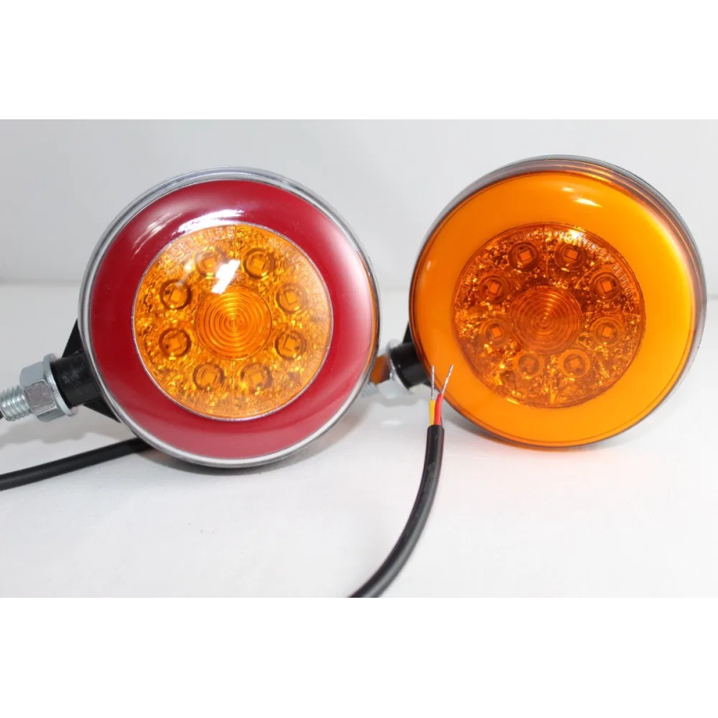 Lampa semnalizare cu neon oglinda camion Rosu-Galben ATA01342