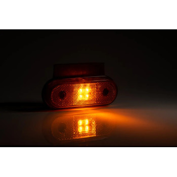 Lampa de gabarit LED 12-36V, galbenă cu reflector și suport unghiular cu cadru FT-020 ATA233577