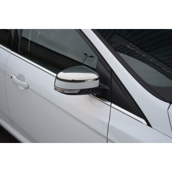 Capace cromate de oglinda compatibil Ford Focus II Facelift 2008-2012 ATA3381