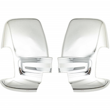 Set 2 Capace cromate de oglinda compatibil FORD TRANSIT 2012+, inox ATA3403
