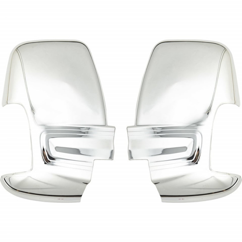 Set 2 Capace cromate de oglinda compatibil FORD TRANSIT 2012+, inox ATA3403