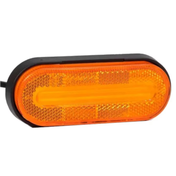 Lampa Gabarit 124×51, LED, Portocalie, 12-36V, FT-070-B, Fristom ATA01485