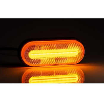 Lampa Gabarit 124×51, LED, Portocalie, 12-36V, FT-070-B, Fristom ATA01485