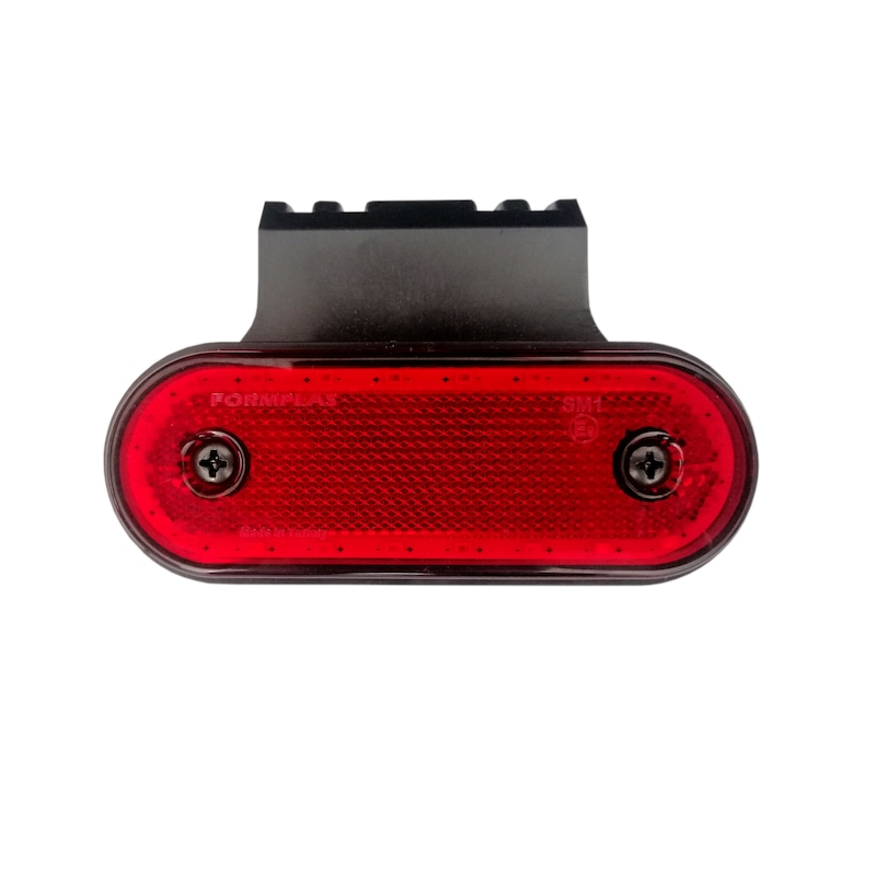 Lampa Gabarit Flexzon, 20 LED-uri, cu Suport, Rosie, Forma Ovala, 12-24V ATA01465