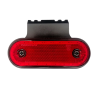 Lampa Gabarit Flexzon, 20 LED-uri, cu Suport, Rosie, Forma Ovala, 12-24V ATA01465