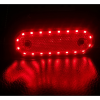 Lampa Gabarit Flexzon, 20 LED-uri, cu Suport, Rosie, Forma Ovala, 12-24V ATA01465