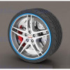Rola protectie buza jante auto, 8 m, culoare albastru ATA00970