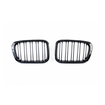 Grile Centrale compatibil cu BMW Seria 3 E46 4 USI 1998-2001 Non-Facelift Negru Lucios M Design