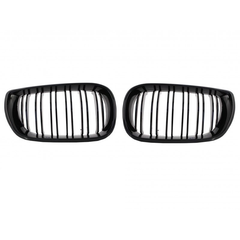 Grile Centrale compatibil cu BMW Seria 3 E46 4 USI 2001-2004 (Facelift) Negru Lucios M Design |Auto Tuning Alin