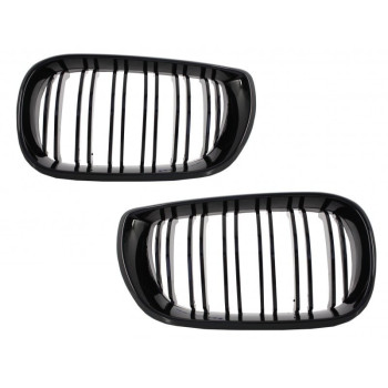 Grile Centrale compatibil cu BMW Seria 3 E46 4 USI 2001-2004 (Facelift) Negru Lucios M Design |Auto Tuning Alin