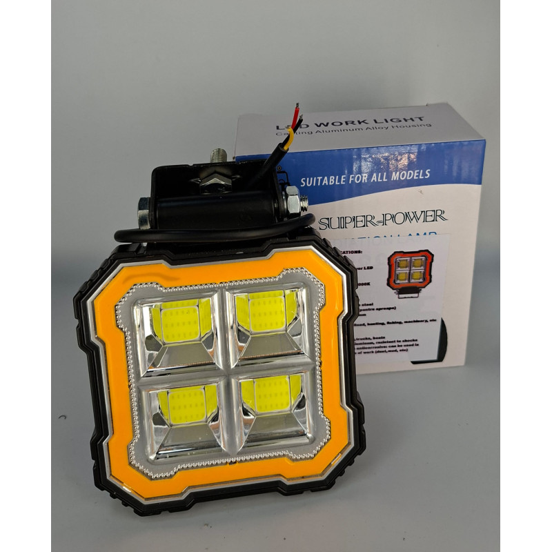 Proiector  112x112x33mm, LED, 10-48V, 3000lm, flood