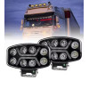 Proiector Led universal 12v-24v 90w lumina Alba galbena camion