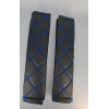 Set centura piele Ecologica Negru/Albastru