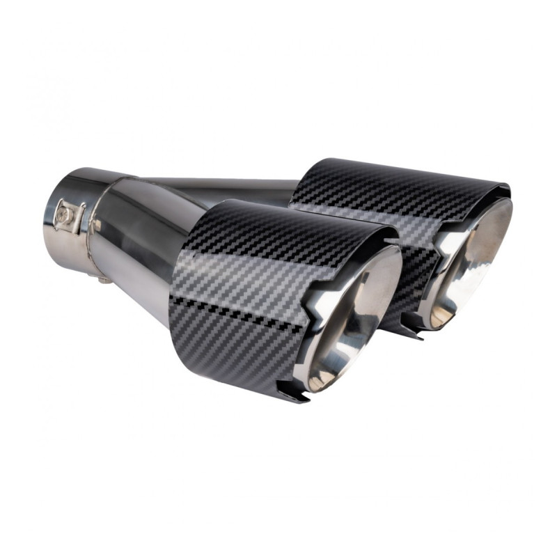 Ornament toba esapament duo din oțel inoxidabil carbon SET ATA00091