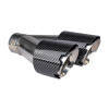 Ornament toba esapament duo din oțel inoxidabil carbon SET ATA00091