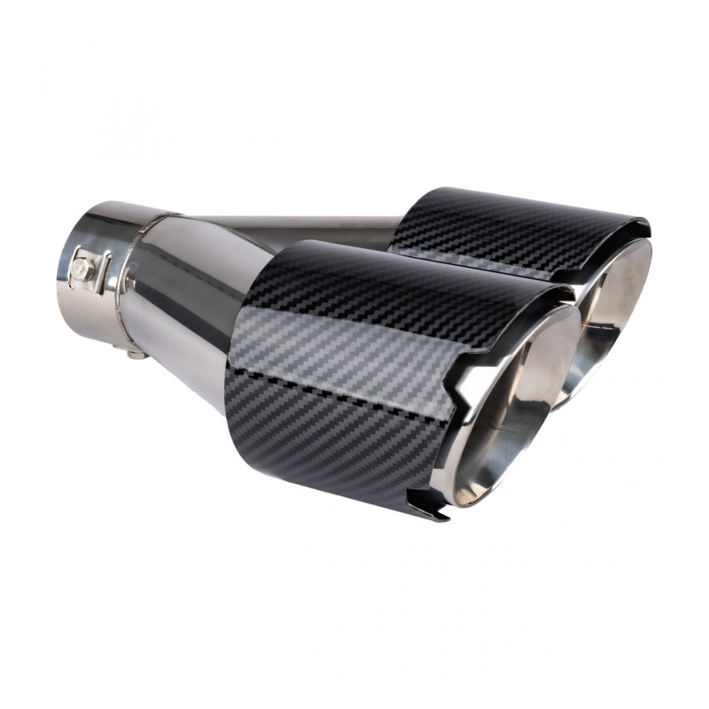 Ornament toba esapament duo din oțel inoxidabil carbon SET ATA00092