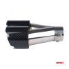 Ornament toba esapament duo din oțel inoxidabil carbon SET ATA00092