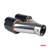 Ornament toba esapament duo din oțel inoxidabil carbon SET ATA00092