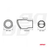 Ornament toba esapament 43-62mm neagra ATA00103