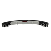 Difuzor bara spate universal , RACE A1 Design, negru mat / gri si catadioptru reflectorizant
