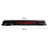 Difuzor bara spate universal, ELITE PLUS B Design, negru cu catadioptru reflectorizant