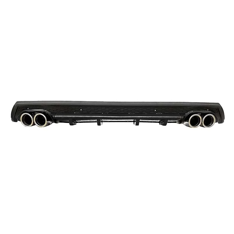 Prelungire bara spate universal , ELITE B Design, negru mat / lucios, ornamente toba rotunde
